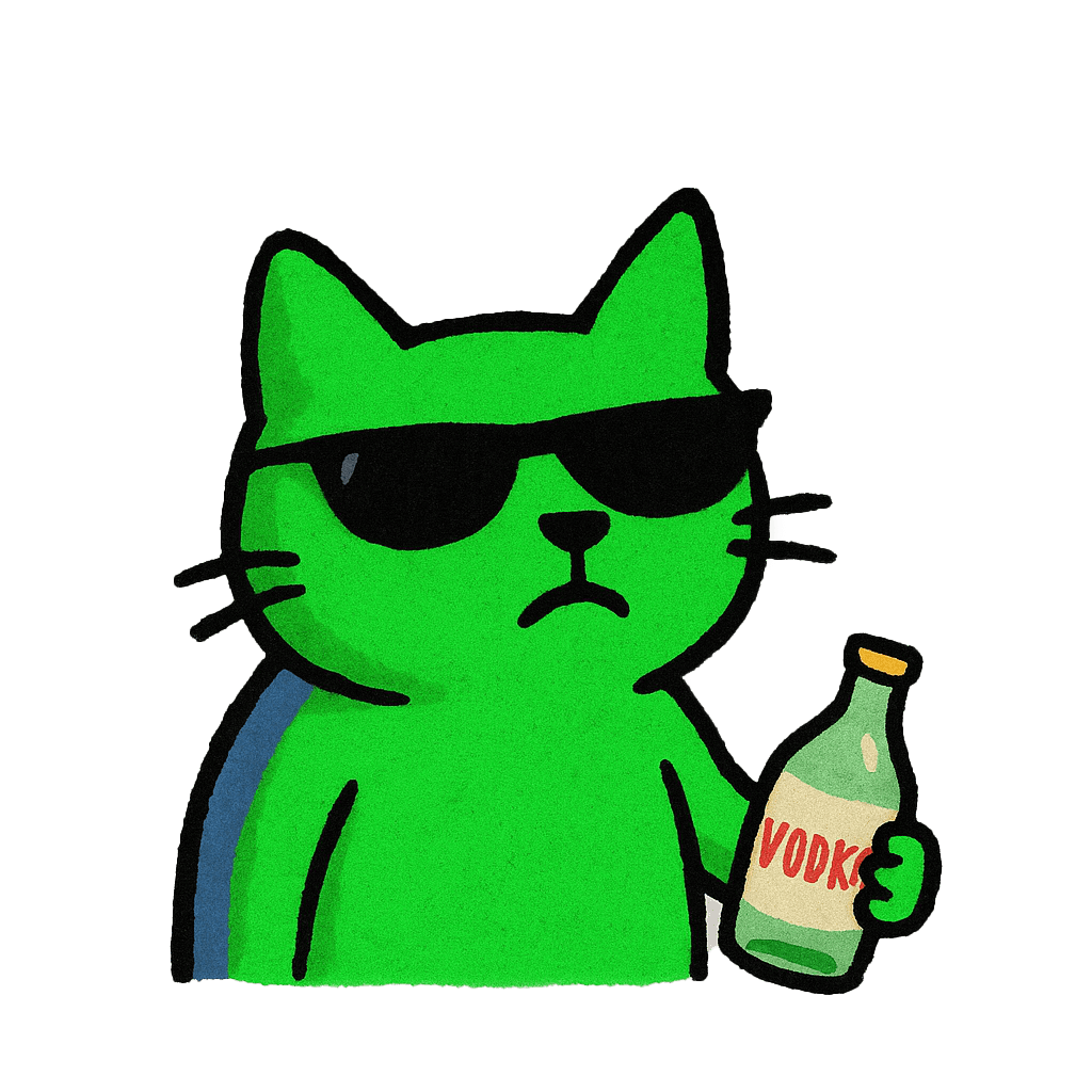 Кот и водка